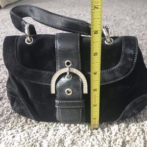 Black Coach evening bag/purse